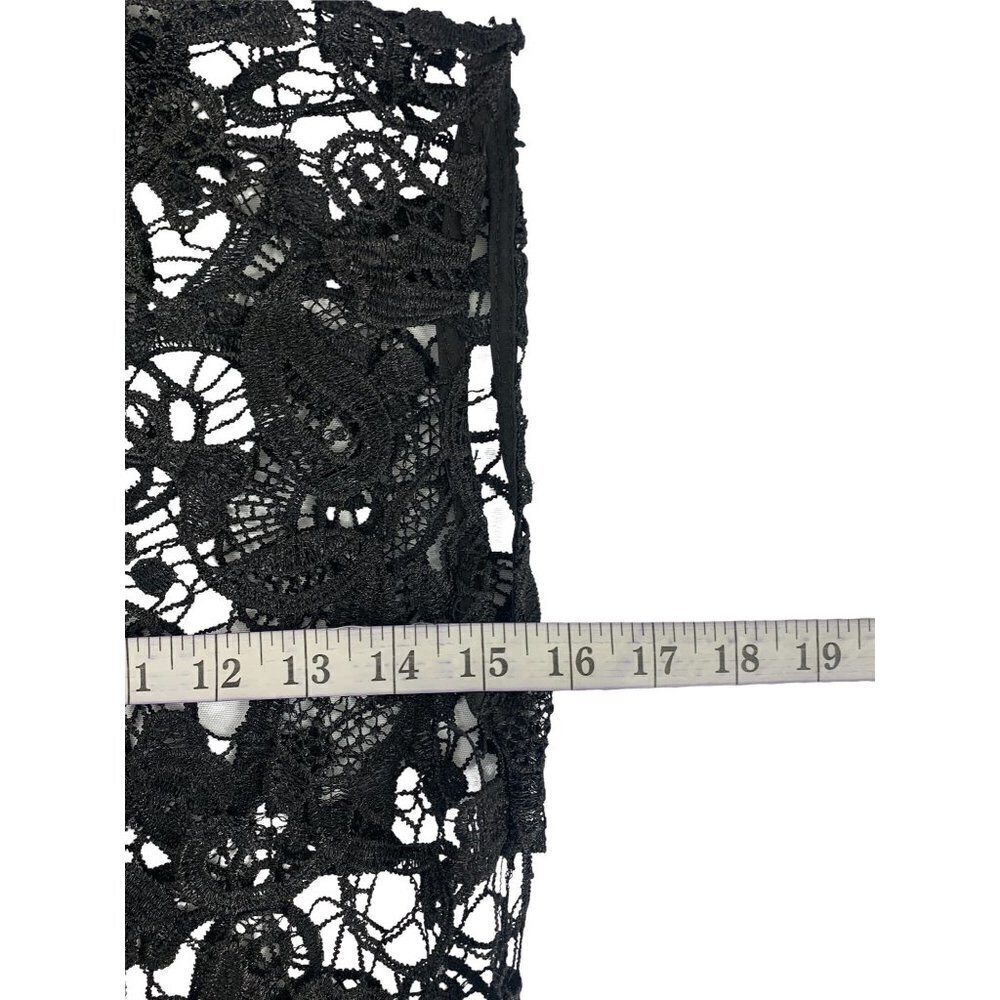 Women's Black Super Long Dress - Picture 4 of 6